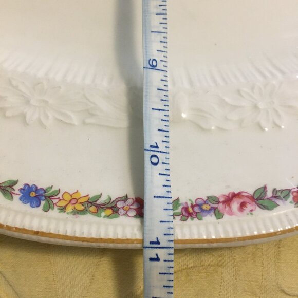 Vintage Old Staffordshire Johnson Bros England MARLOW Medium Serving Platter - Picture 14 of 14